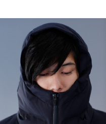 フードをフィットさせた状態