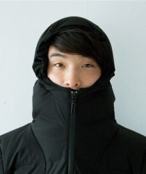 フードをフィットさせた状態