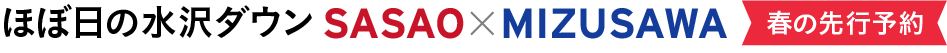 ほぼ日の水沢ダウン2021 春の先行予約