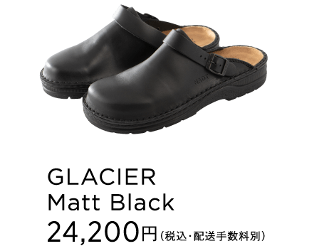 GLACIER Matt Black 24,200円(税込・配送手数料別)