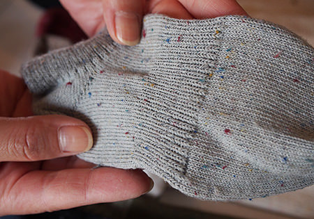 足指にしっかり力が入る。