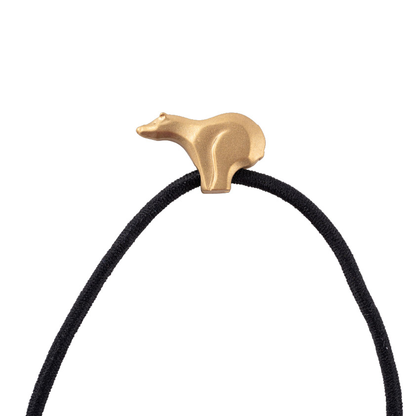 シロクマのヘアゴム