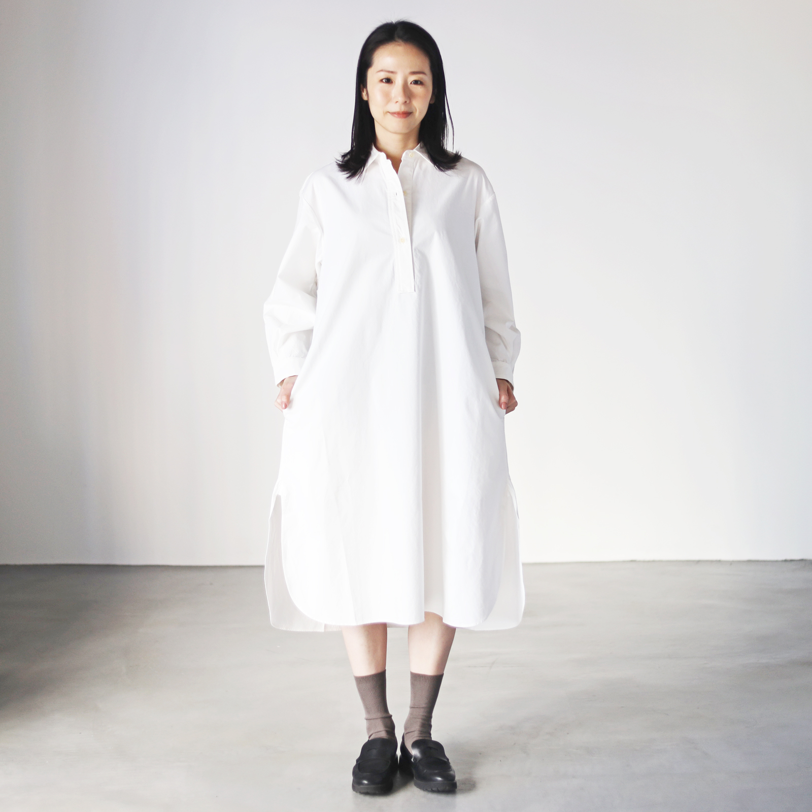 ロングシャツワンピース SS・春夏モデル - Hello! Good Buy! - ほぼ