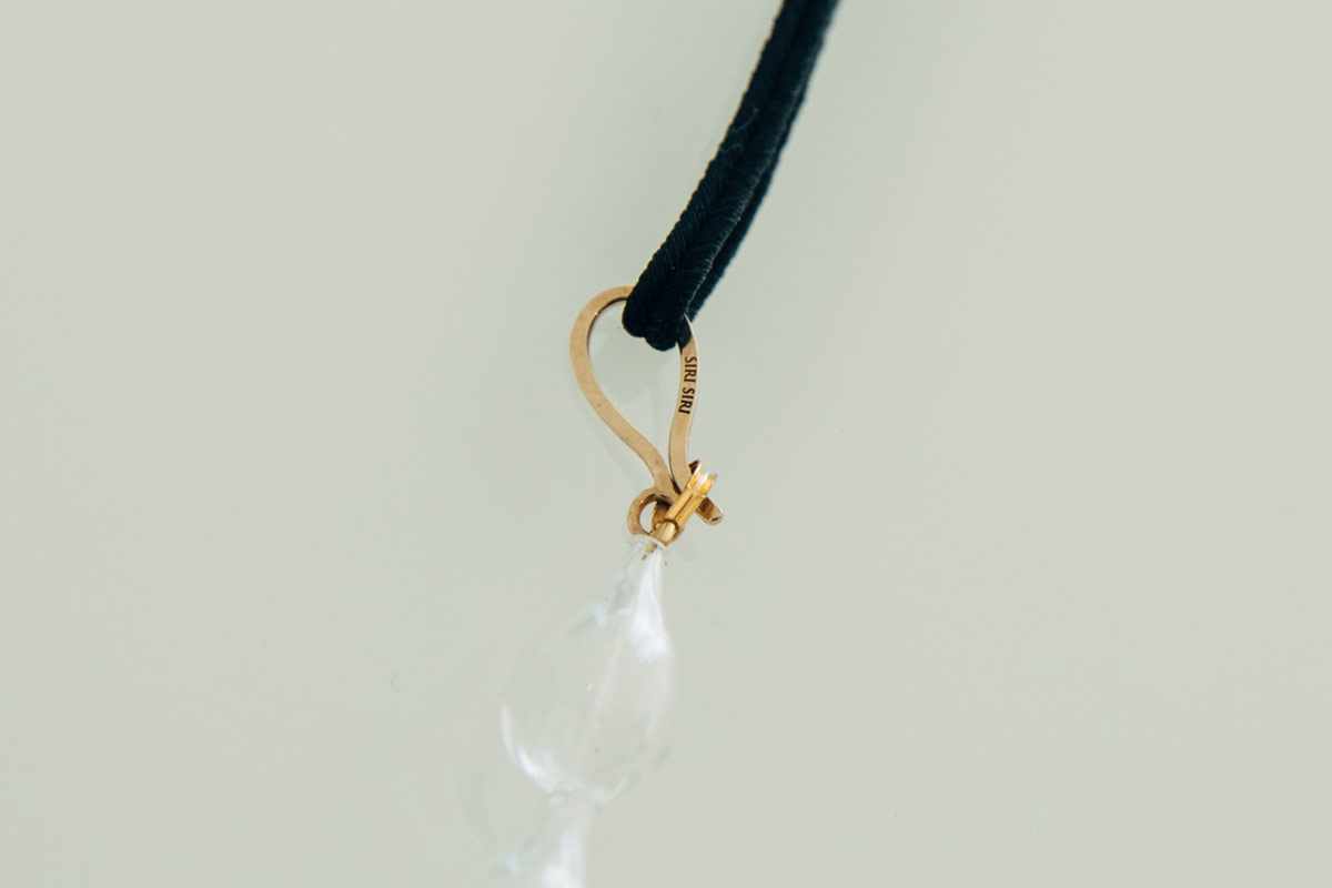 HOBOSIRISIRI パールとガラスのネックレス HOBOSIRISIRI パールと