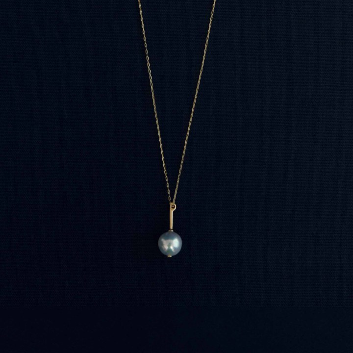 ひとつぶパールのネックレス