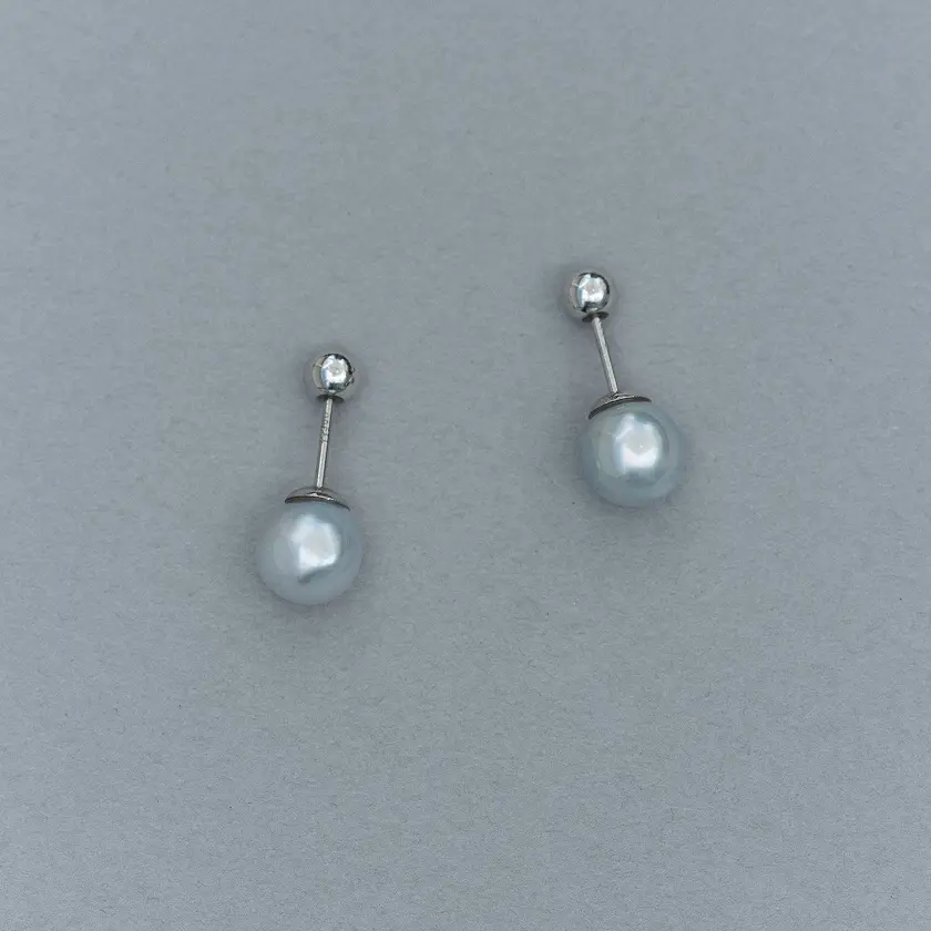 ひとつぶパールのピアス・イヤリング
