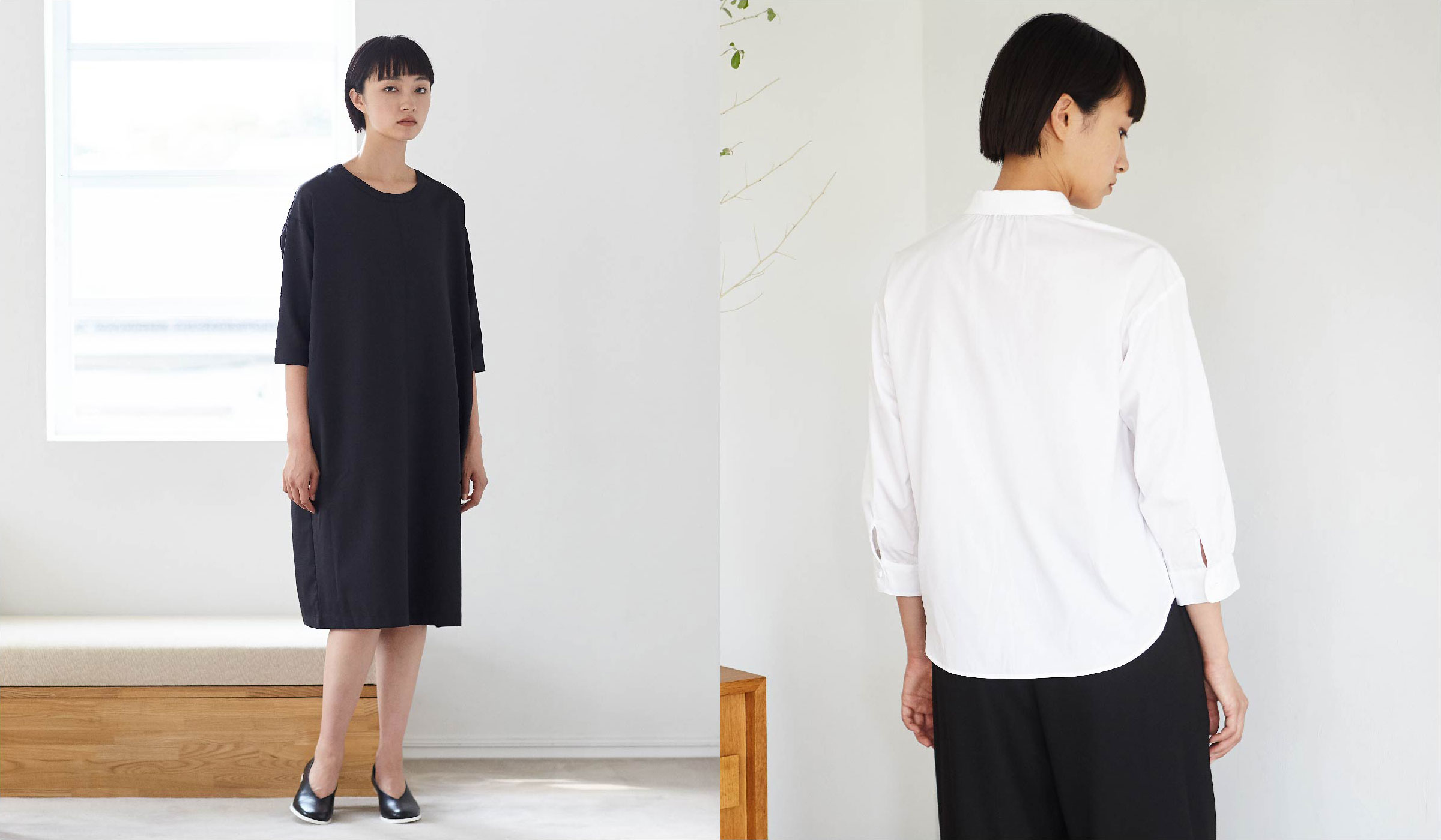 STAMP AND DIARYの2-way カーディガン。