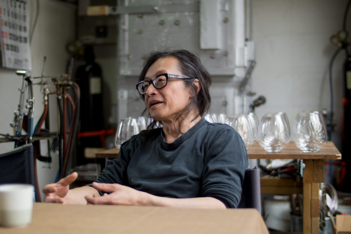 コップ屋の高橋禎彦さん。2016 - ほぼ日刊イトイ新聞