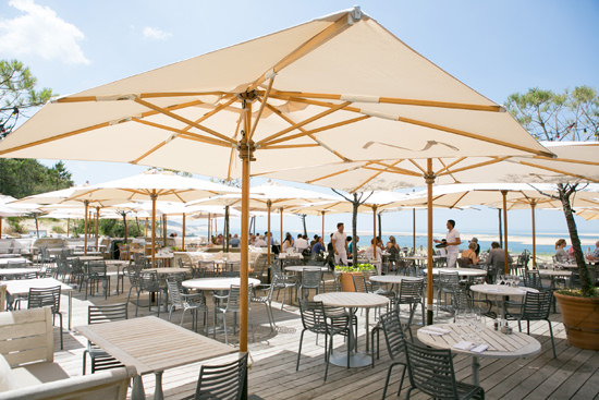 ▲高級リゾートホテルもある、アルカション