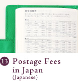 Postage Fees in Japan (Japanese)