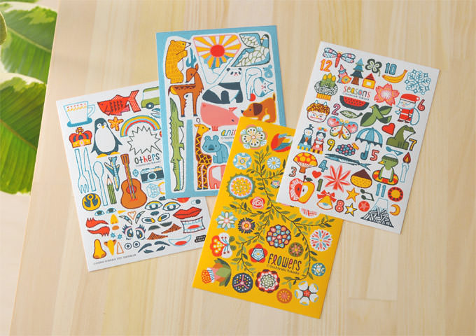 Hobonichi Nostalgic Stickers - Accessories Lineup - HOBONICHI TECHO 2015