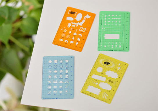 Hobonichi Stencils - Accessories Lineup - HOBONICHI TECHO 2016