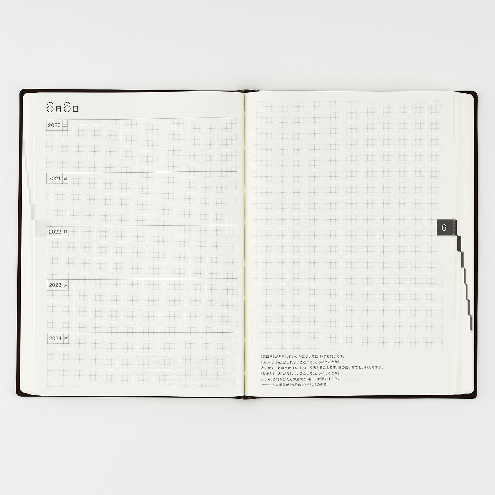Large Hobonichi 5Year Techo A5 Size (20202024) Techo Lineup