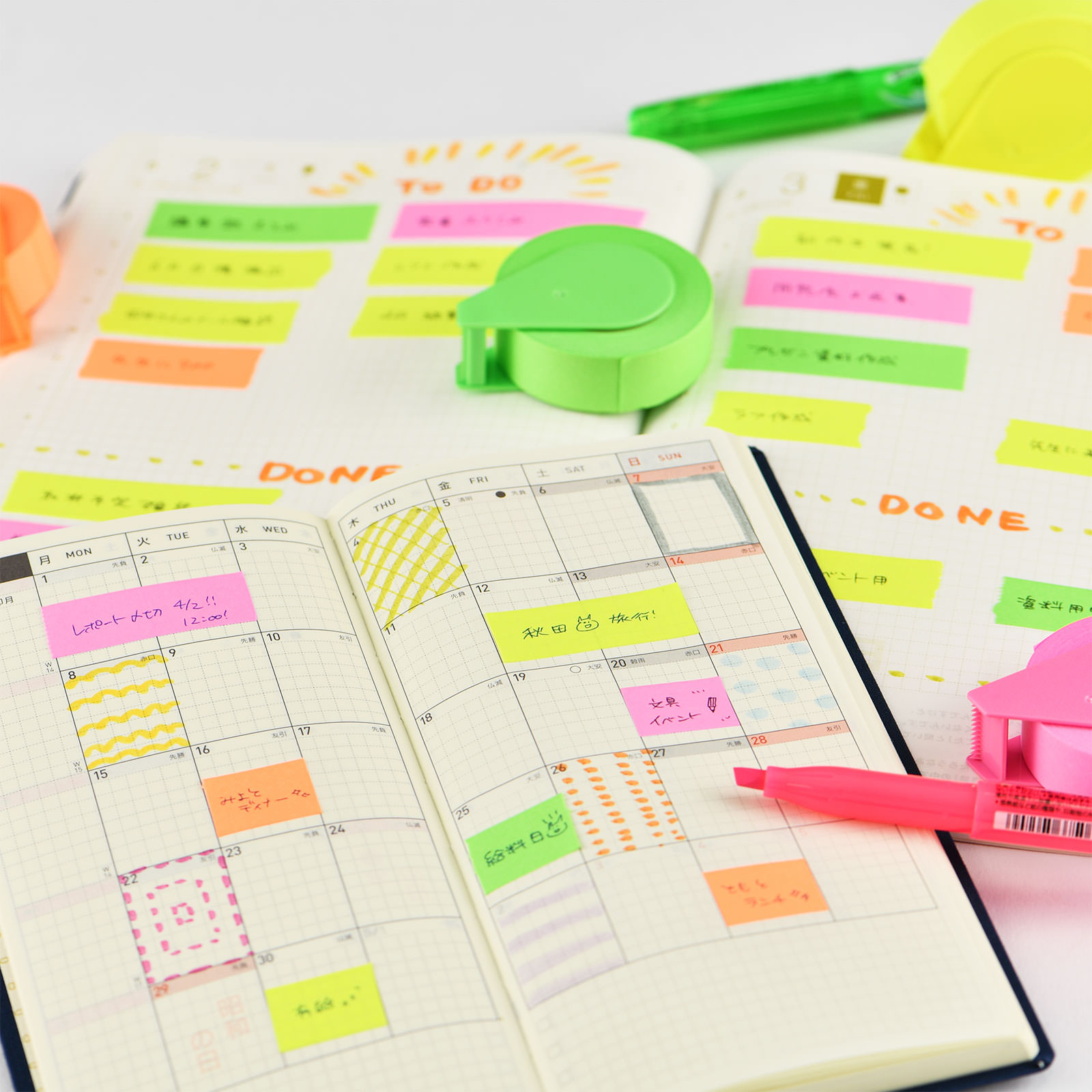 ピオーネページ Yamato / Tape'n'Fusen - Accessories Lineup - Hobonichi Techo