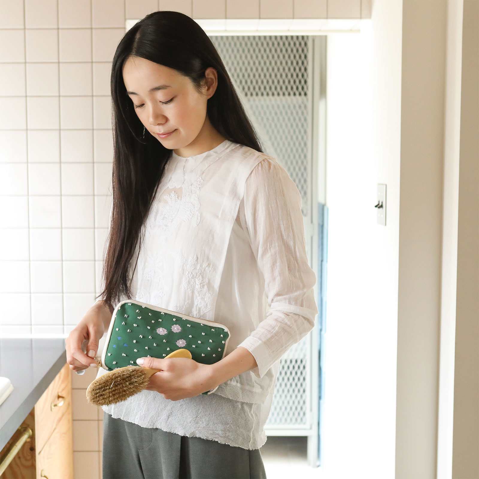 ひきだしポーチ・姉 / マキノコレクション/机上の庭 - ひきだしポーチ