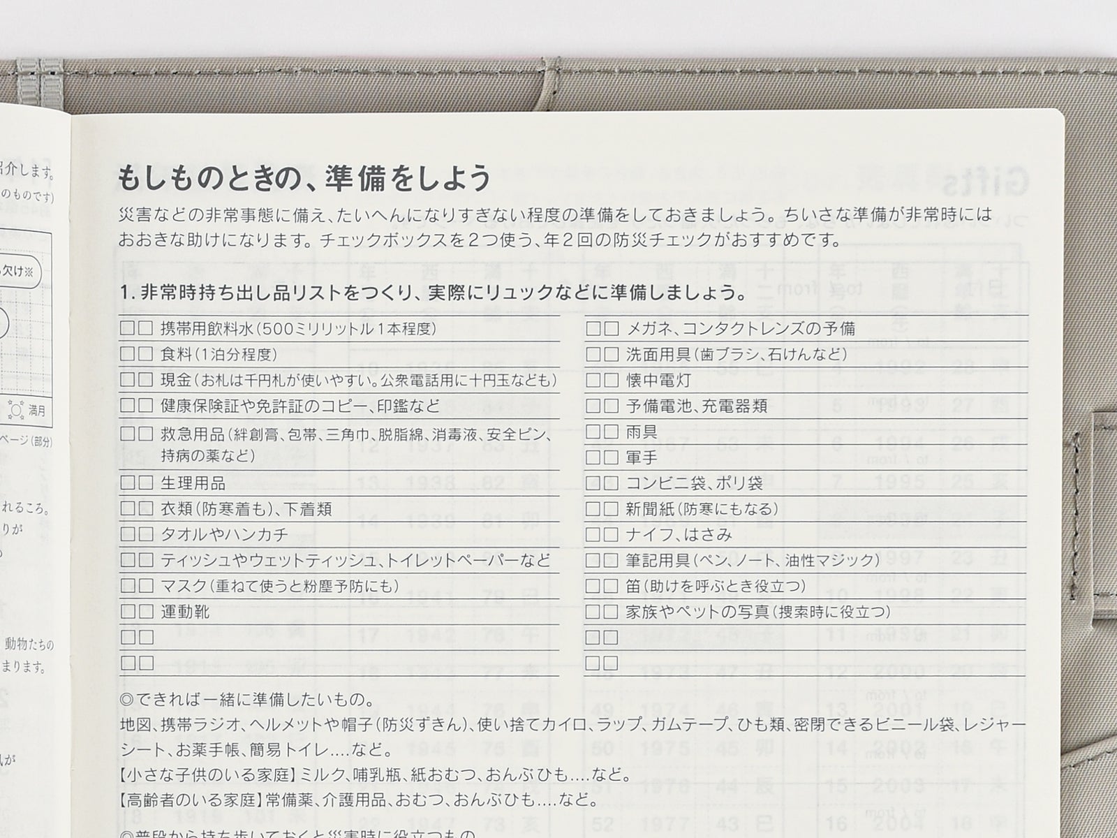 Cousin / Informational Pages - Book Buying Guide - Hobonichi Techo