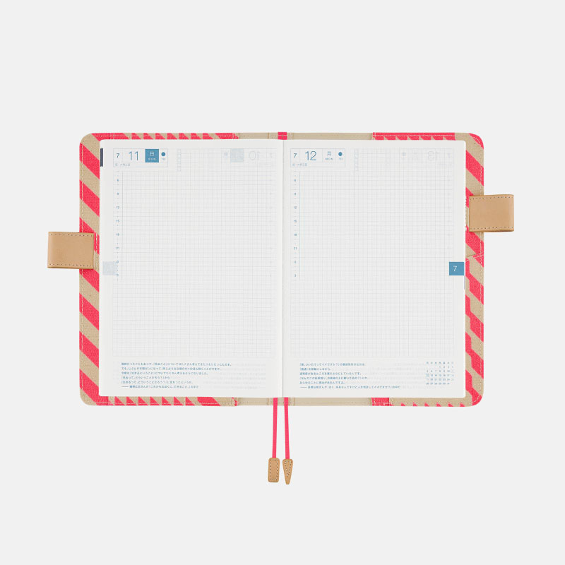mintdesigns / zig-zag（pink） - 手帳ラインナップ - ほぼ日手帳 2021