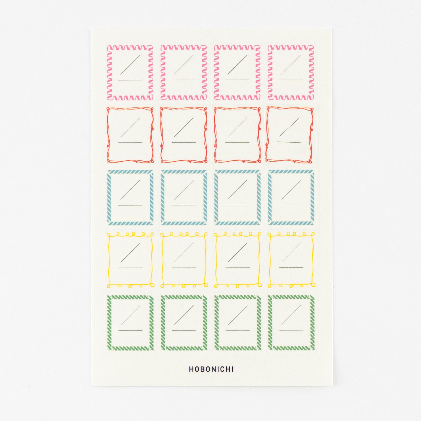 ほぼ日の日付用フレームシール 文房具 雑貨ラインナップ ほぼ日手帳 21