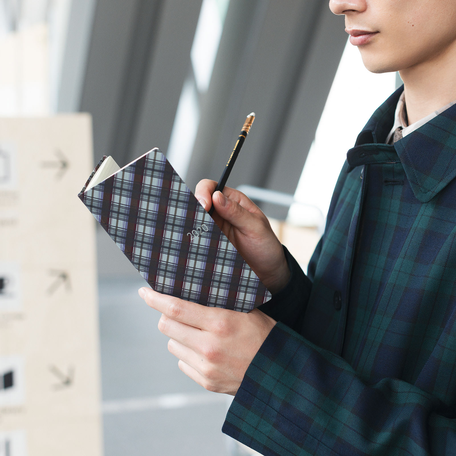 マキノコレクション / ボルドーチェック - ほぼ日手帳 2020年版 - ほぼ