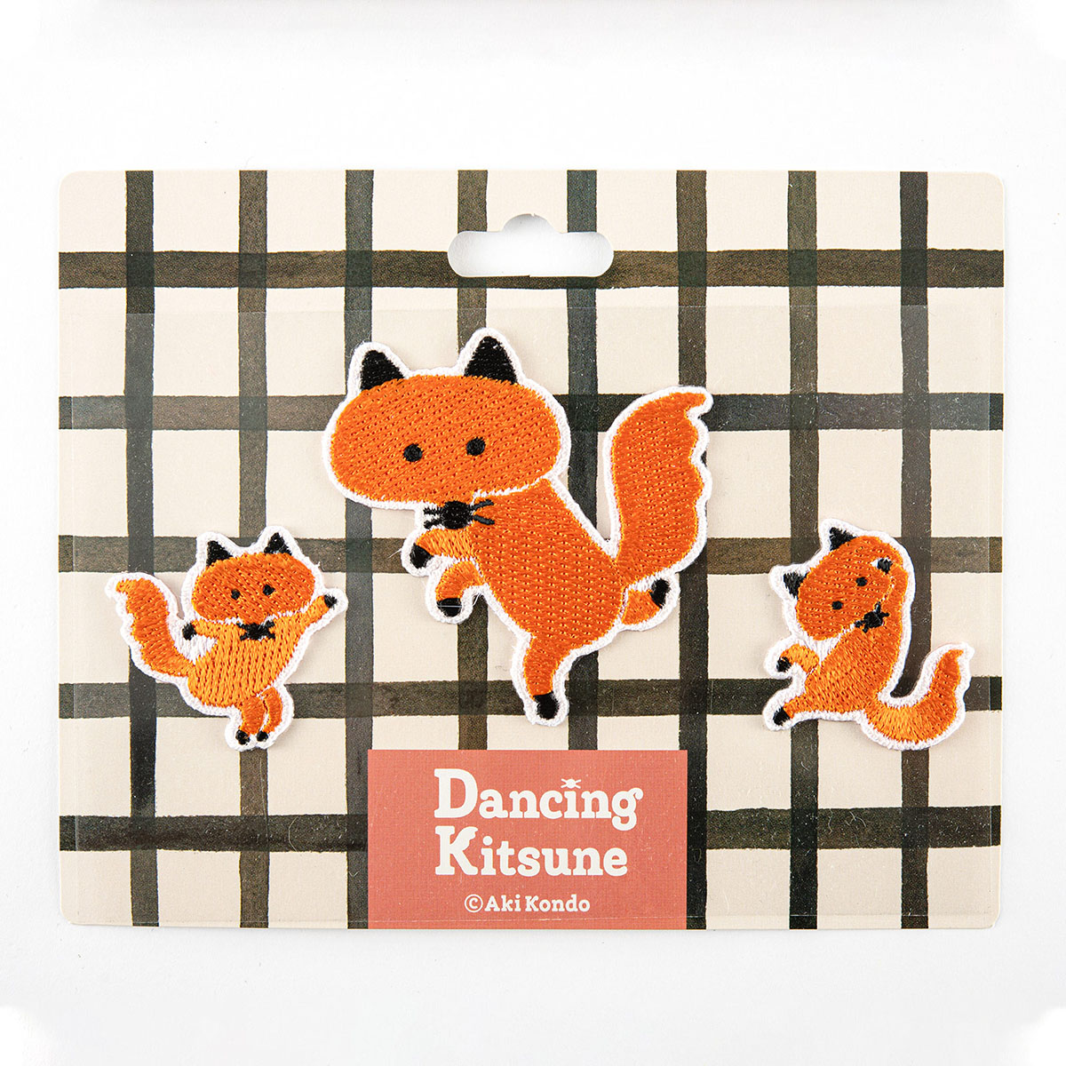 ダンシングきつね / ワッペンシールセット - 文房具・雑貨