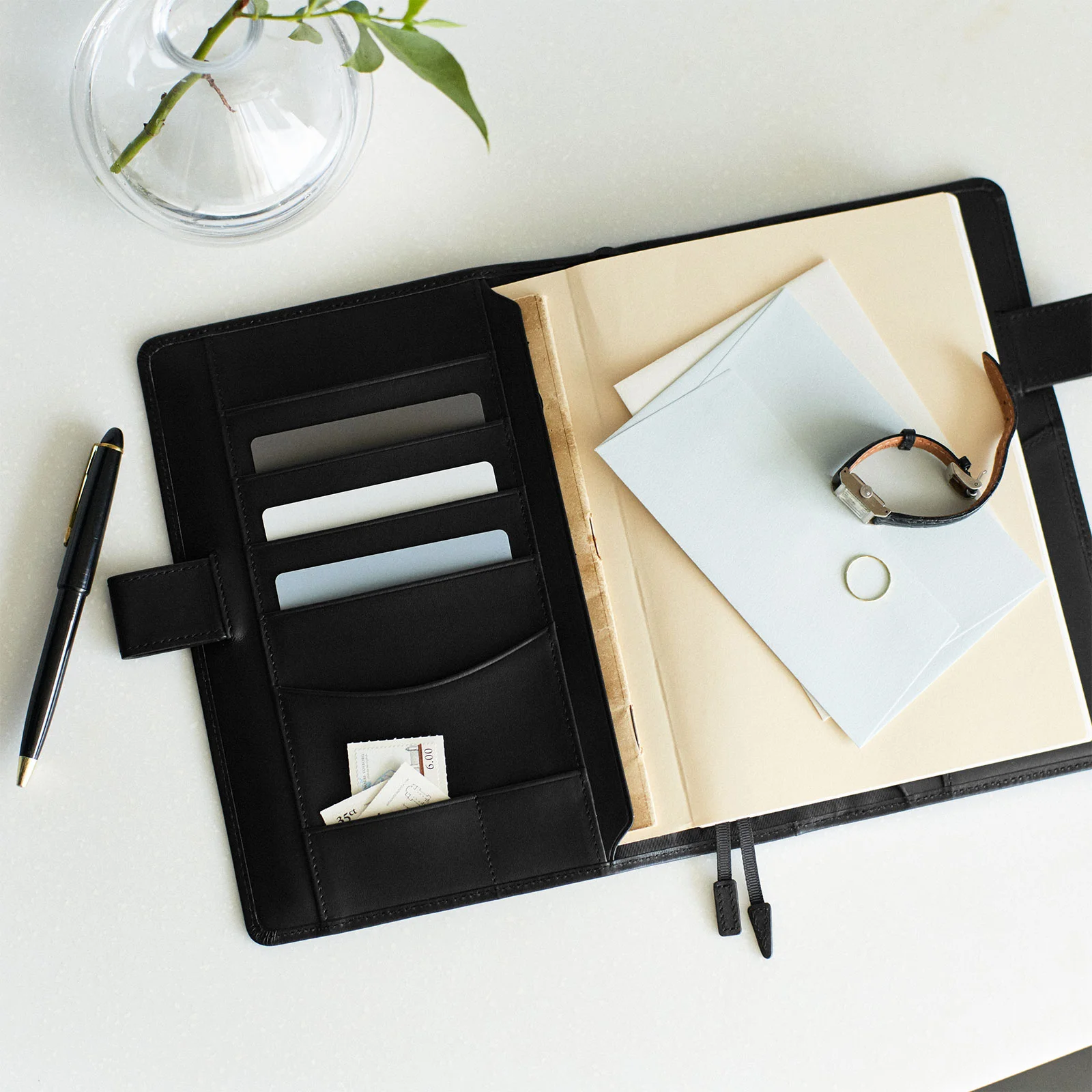 Black A5 Size fits Cousin Hobonichi Leather / TS Basic A5 Size Cover ONLY 