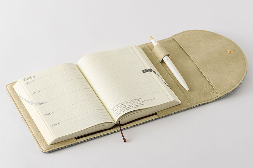 Details about   Hobonichi Diary Cover Search & Collect Series A6 Size Antique Button Pen Clip