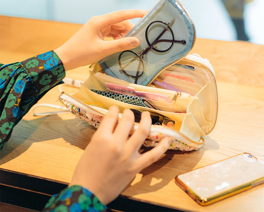 ひきだしポーチ・姉 / POTTENBURN TOHKII PINK BLOCK - ひきだし