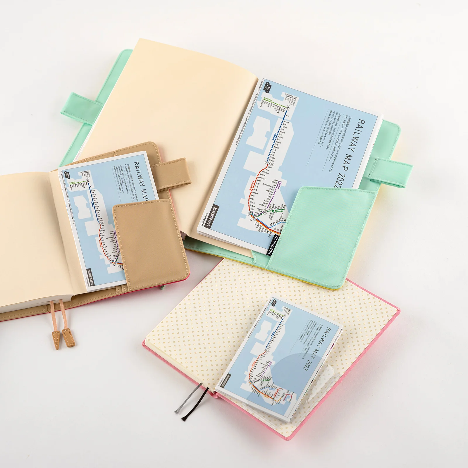 Hobonichi Japan Railway Map Accessories Lineup Hobonichi Techo 22