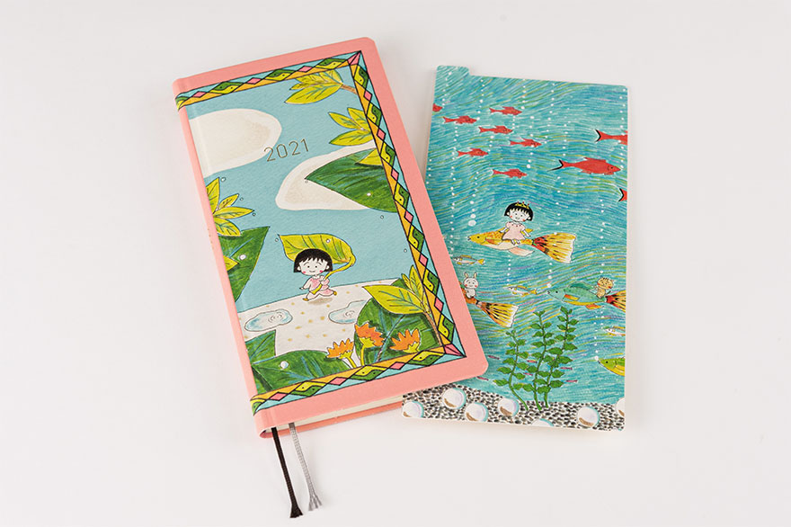 Maruko♡ Chibi Maruko-chan / Maruko's Fancy Techo A6 Size (fits