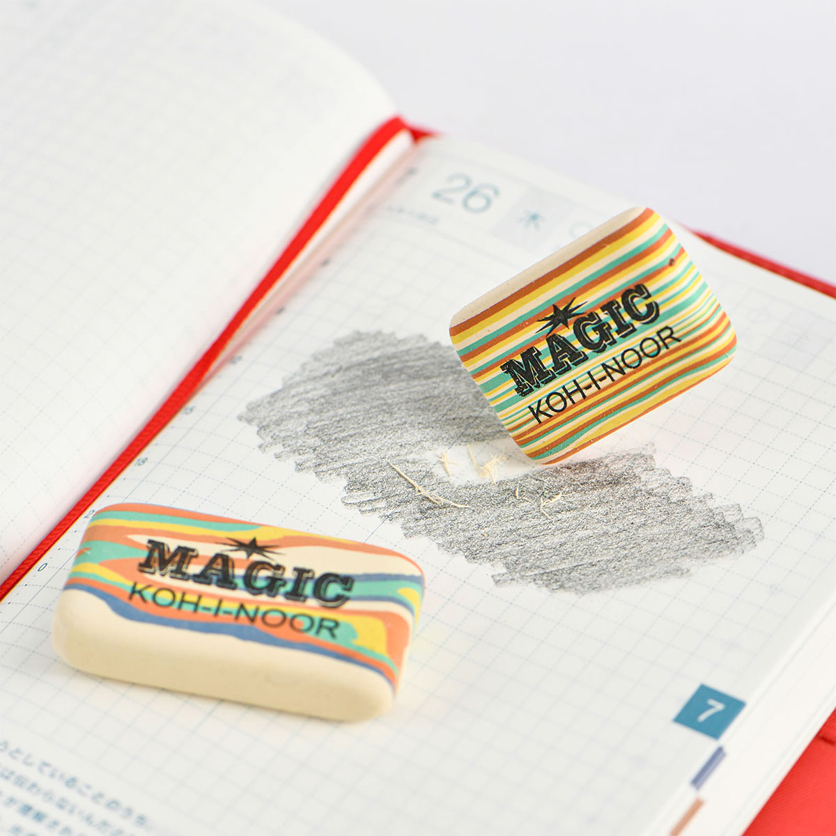 Magic Erasers Set of 2 Accessories Lineup Hobonichi Techo 2021