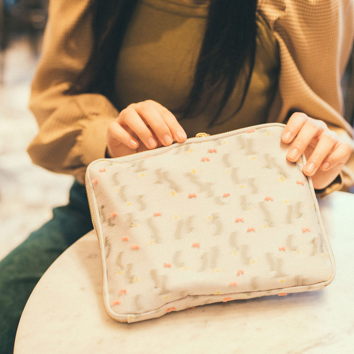 おおきいひきだしポーチ / マキノコレクション Dreaming Garden