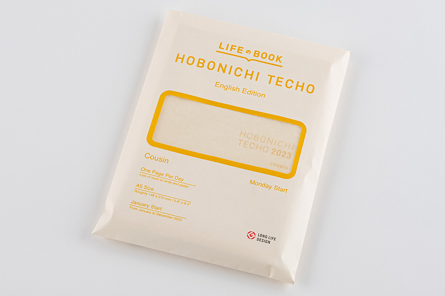 Hobonichi Techo English Cousin Book (January Start) A5 Size