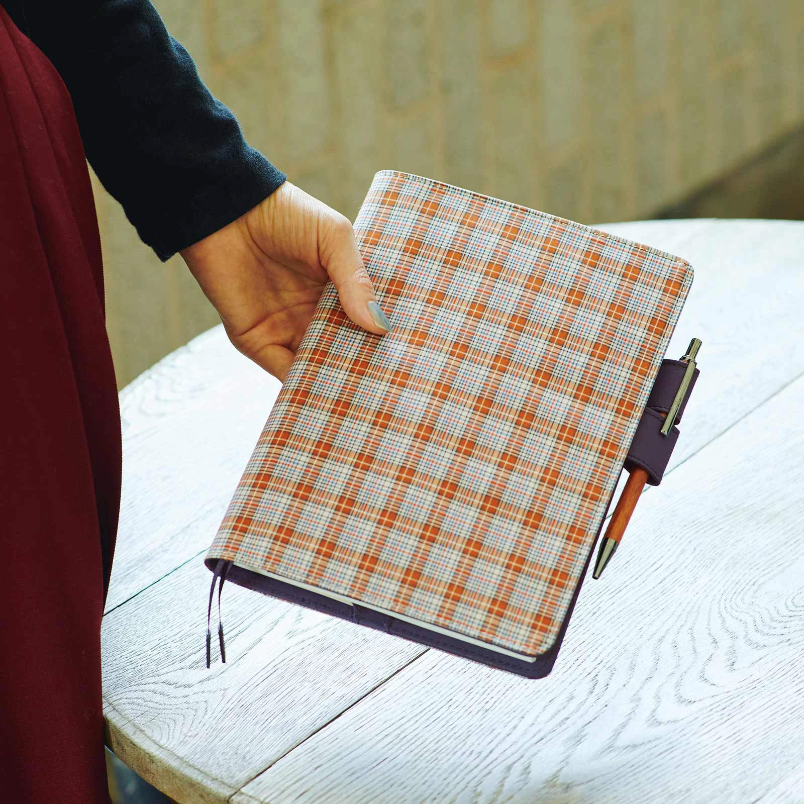 ほぼ日手帳カバー チェック柄(カズン) | mdh.com.sa