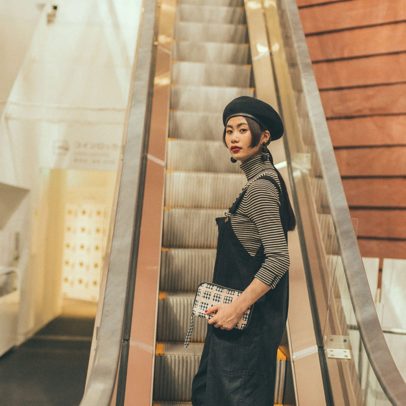 Yumi Hashibaページ Hobonichi: Drawer Pouch Áne (POTTENBURN TOHKII: Pink Block