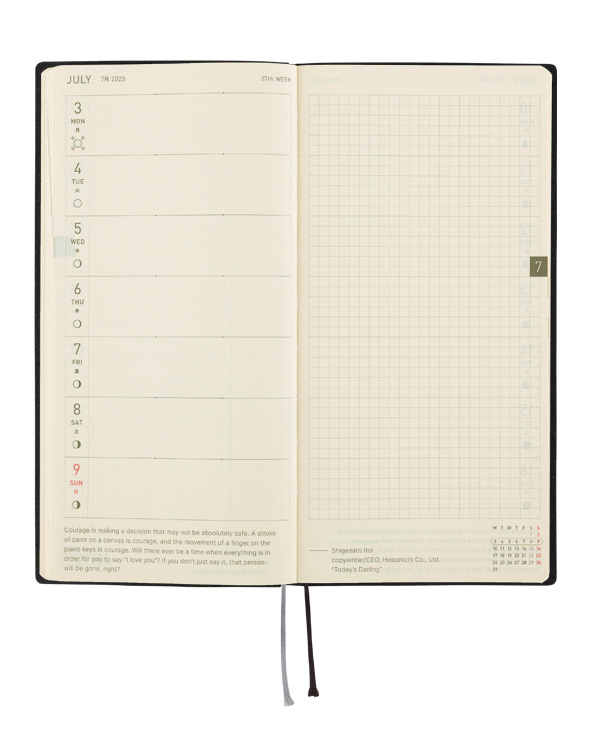 Weeks / Summary - Hobonichi Techo Book Buying Guide