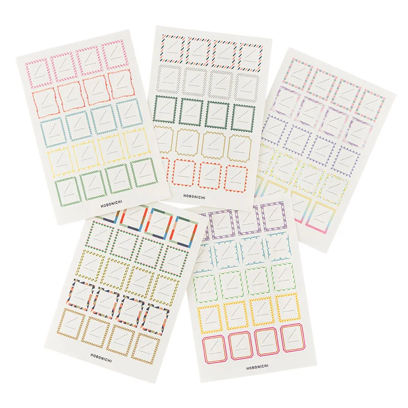 Hobonichi Techo Accessories Hobonichi Frame Stickers, cutely decorate the  dates, tracing paper, 5 sheets/pack - AliExpress