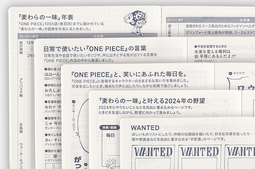 ONE PIECE magazine / like the sun ［HON/A6/1日1ページ（ONE PIECE