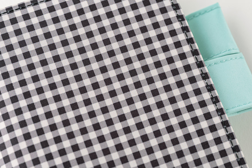 Hobonichi 2024 Cover A6 Size Gingham Black - tokopie