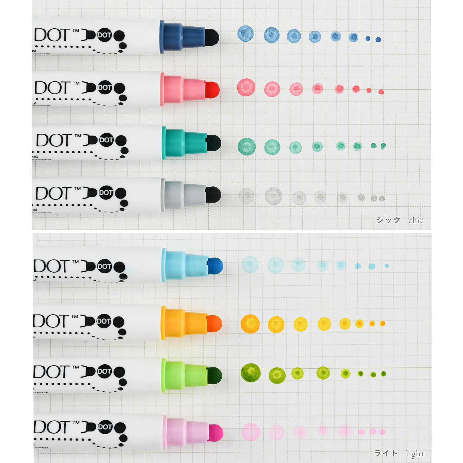 Zig Clean Color Dot Marker - Denim