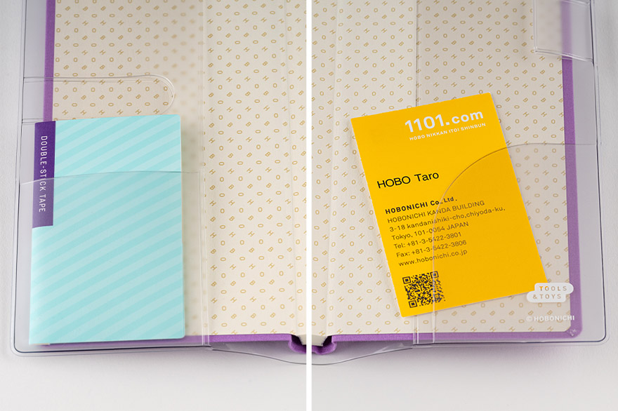 Hobonichi: Clear Cover Stripes for Weeks - Accessories Lineup - Hobonichi  Techo 2023