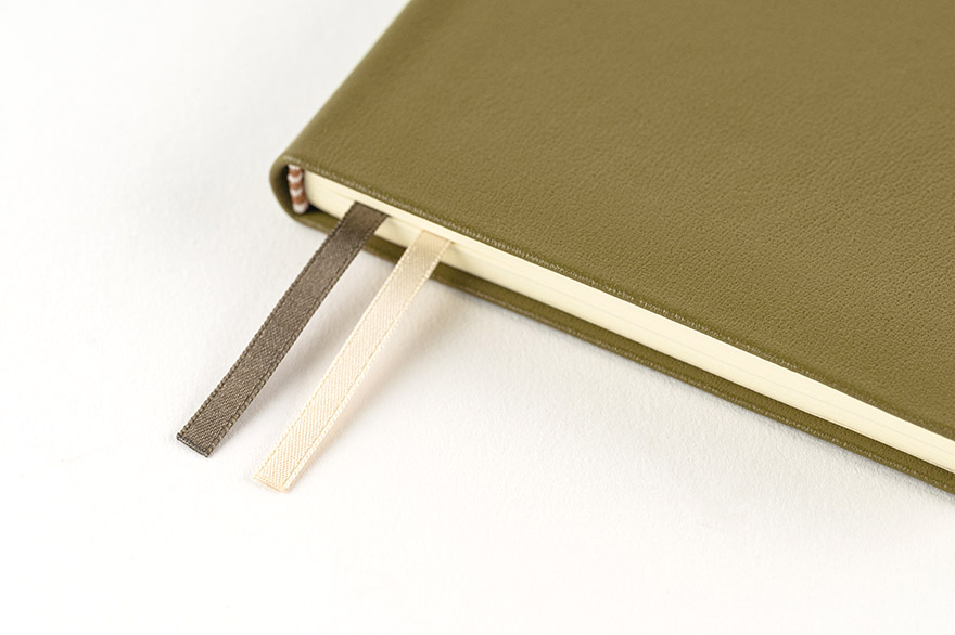 Leather: Olive Green Weeks Hardcover Book - Techo Lineup - Techo