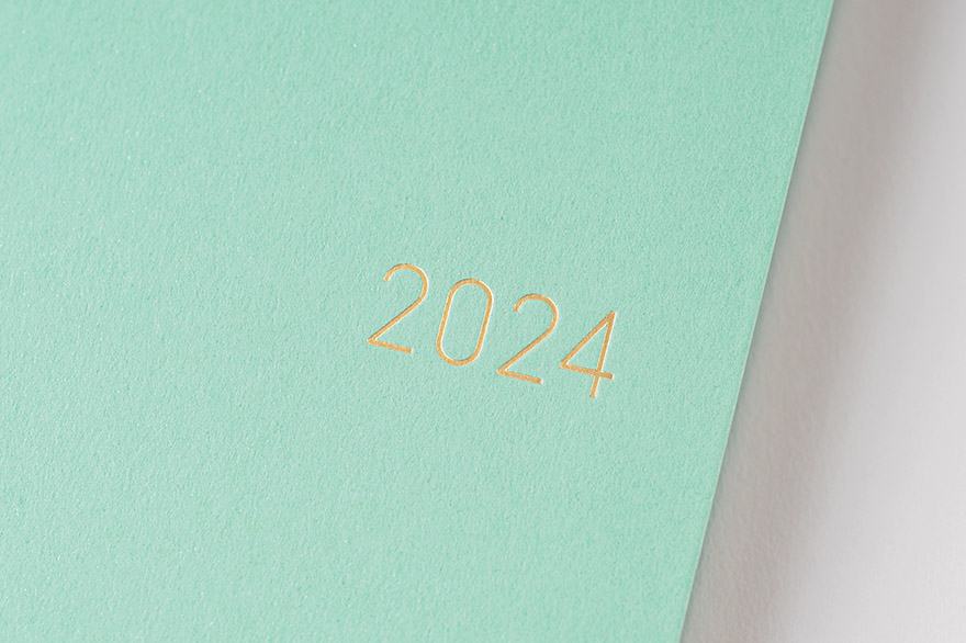 Hobonichi Weeks Japanese Edition April 2024 Start [Paper Series: Pale Blue-Green] -Stationery Sale Shop