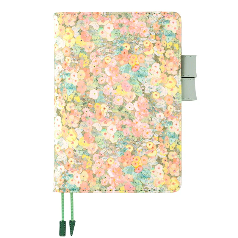 Hobonichi Weeks Techo Cover 2024 - Liberty Fabrics: Hollyhocks