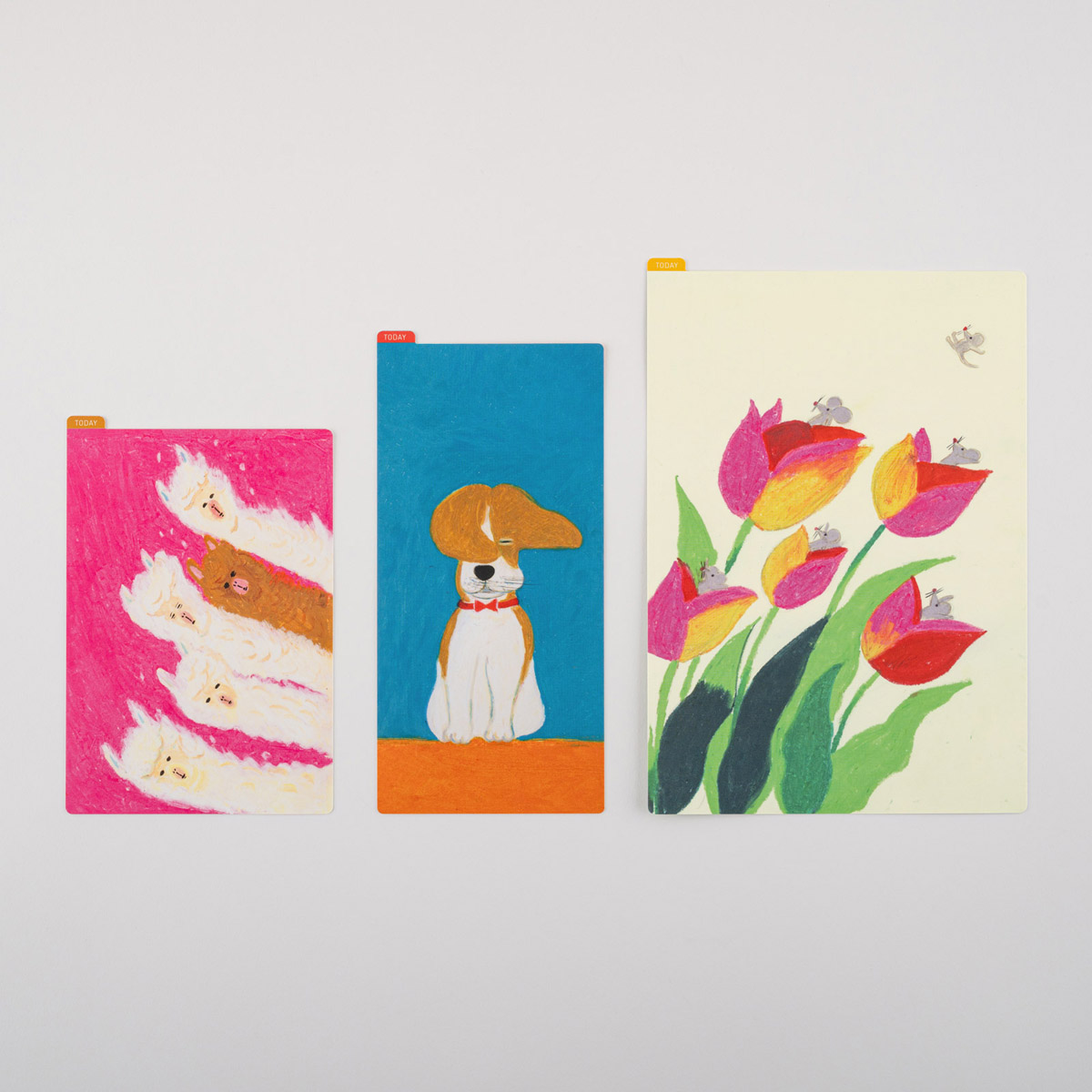 柴田ケイコ / ほぼ日の下敷き ちょっと耐えるアルパカ/ゆらゆら