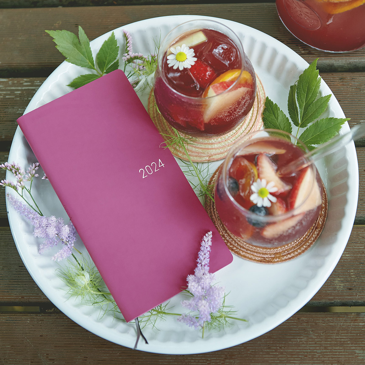 サンレレほぼ新品 スムース / サングリア ［weeks/週間レフト/日本語版・英語版/1月・4月