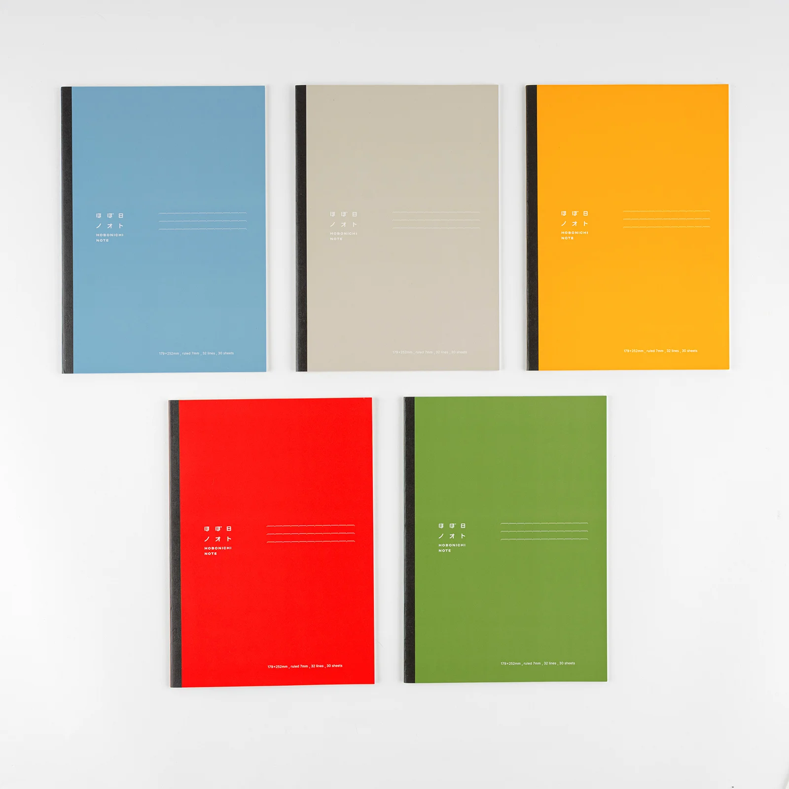 Hobonichi: Hobonichi Note (Semi B5) - Accessories Lineup