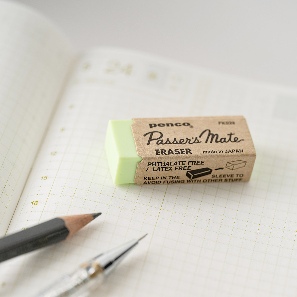 Penco Eraser - Accessories Lineup - Accessories - Hobonichi