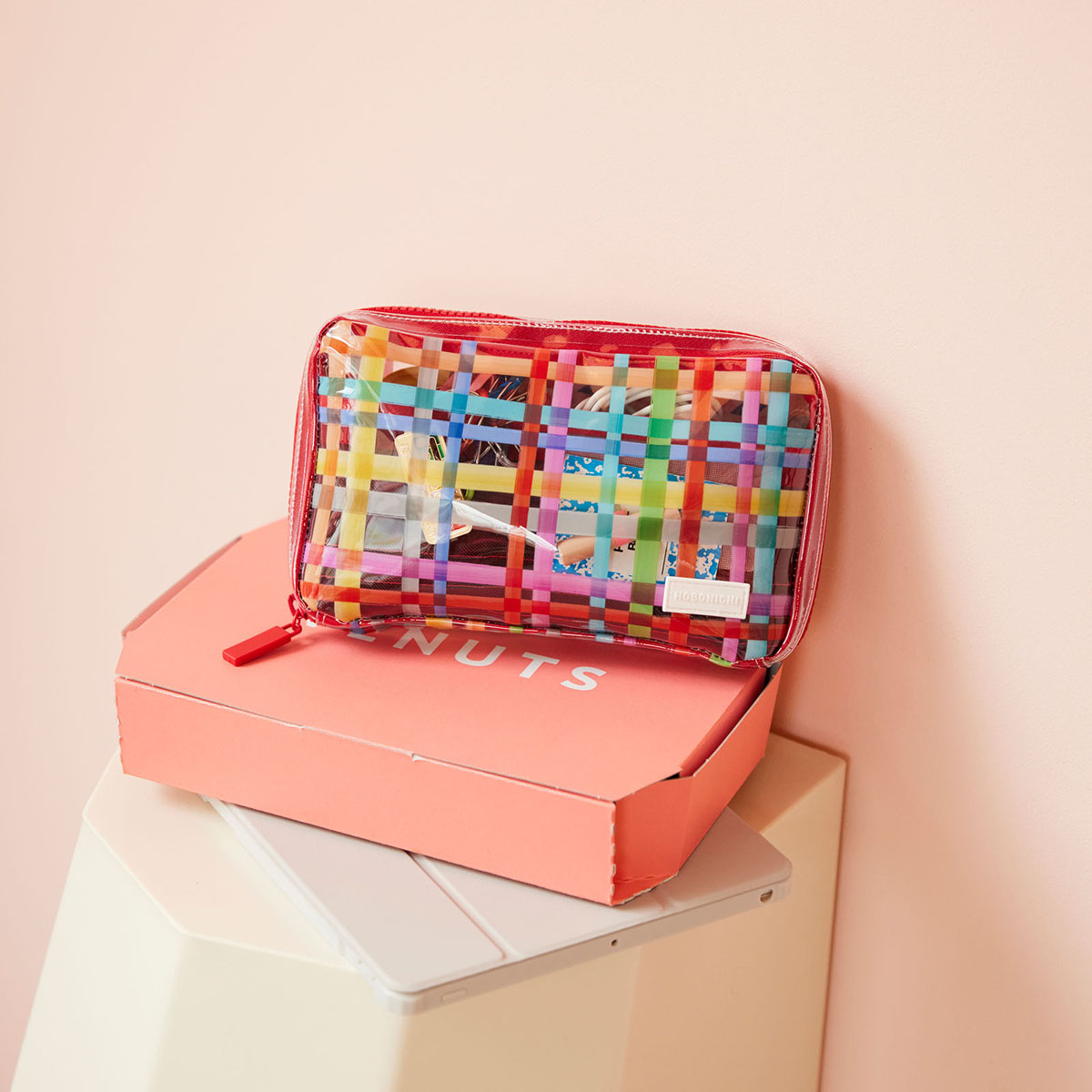 Hobonichi Drawer Pouch Áne (Clear Plaid) Drawer Pouches Lineup Hobonichi Techo 2025