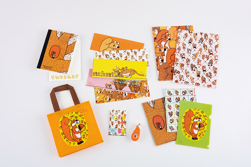 100%ORANGE: Letter Set (Squirrel's Moving Day) - Stationery