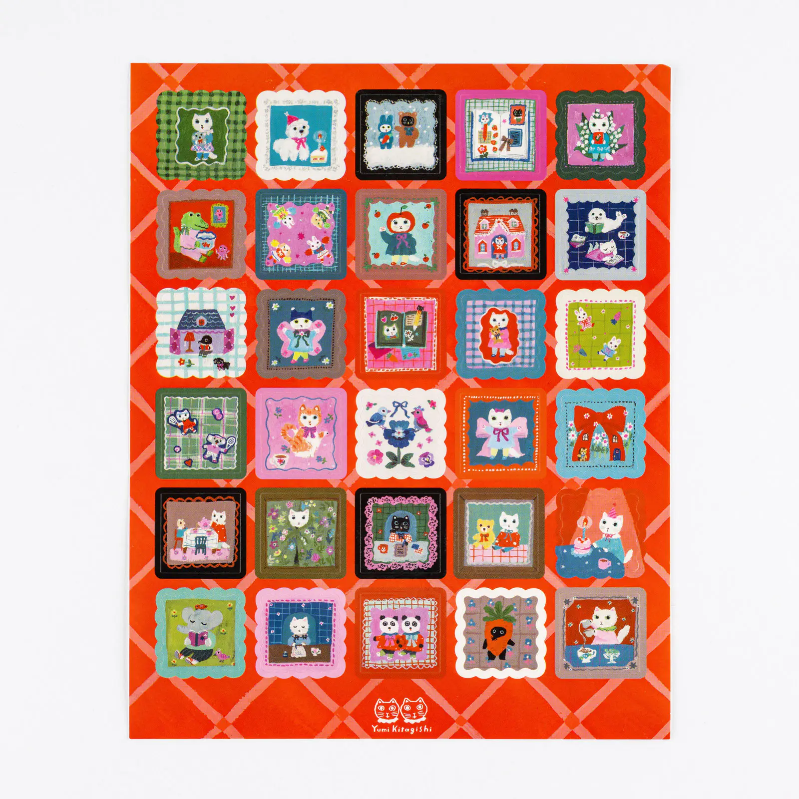 北岸由美 / シール しろねこのまいにち - 文具・雑貨